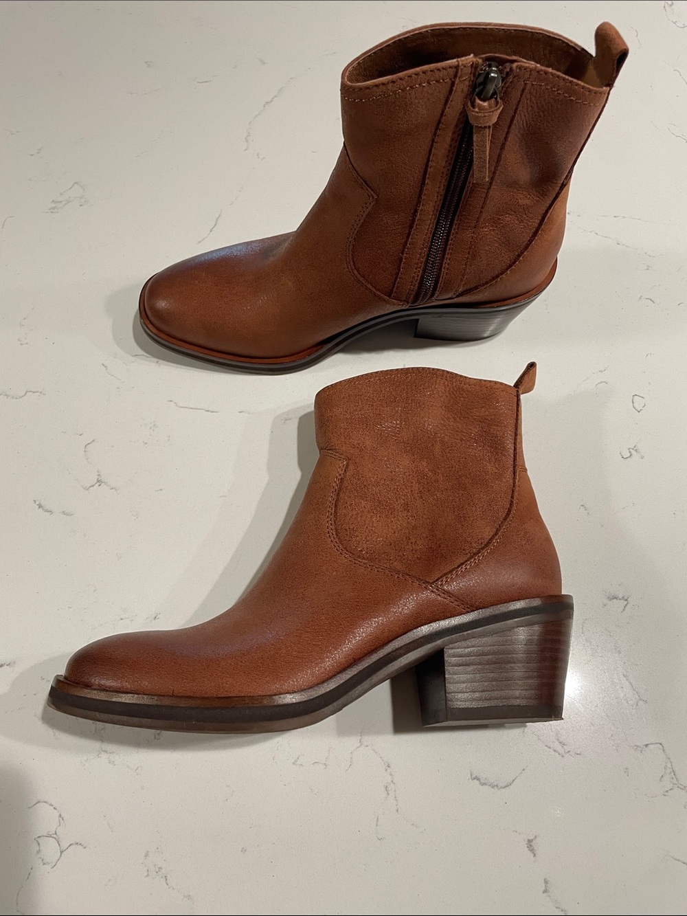Sofft Leather Ankle Boots - Picture 3 of 10